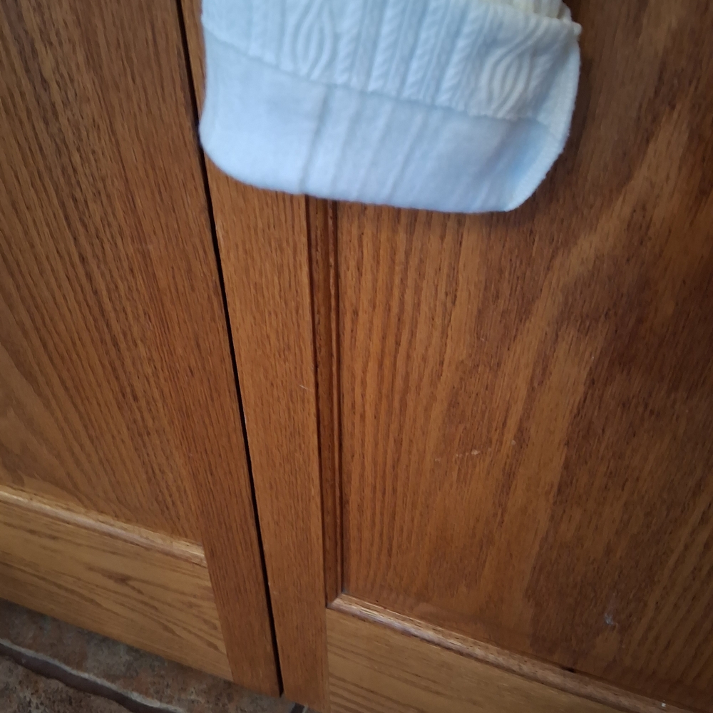 Cream Ribbed Leggings - Picture 3 of 3